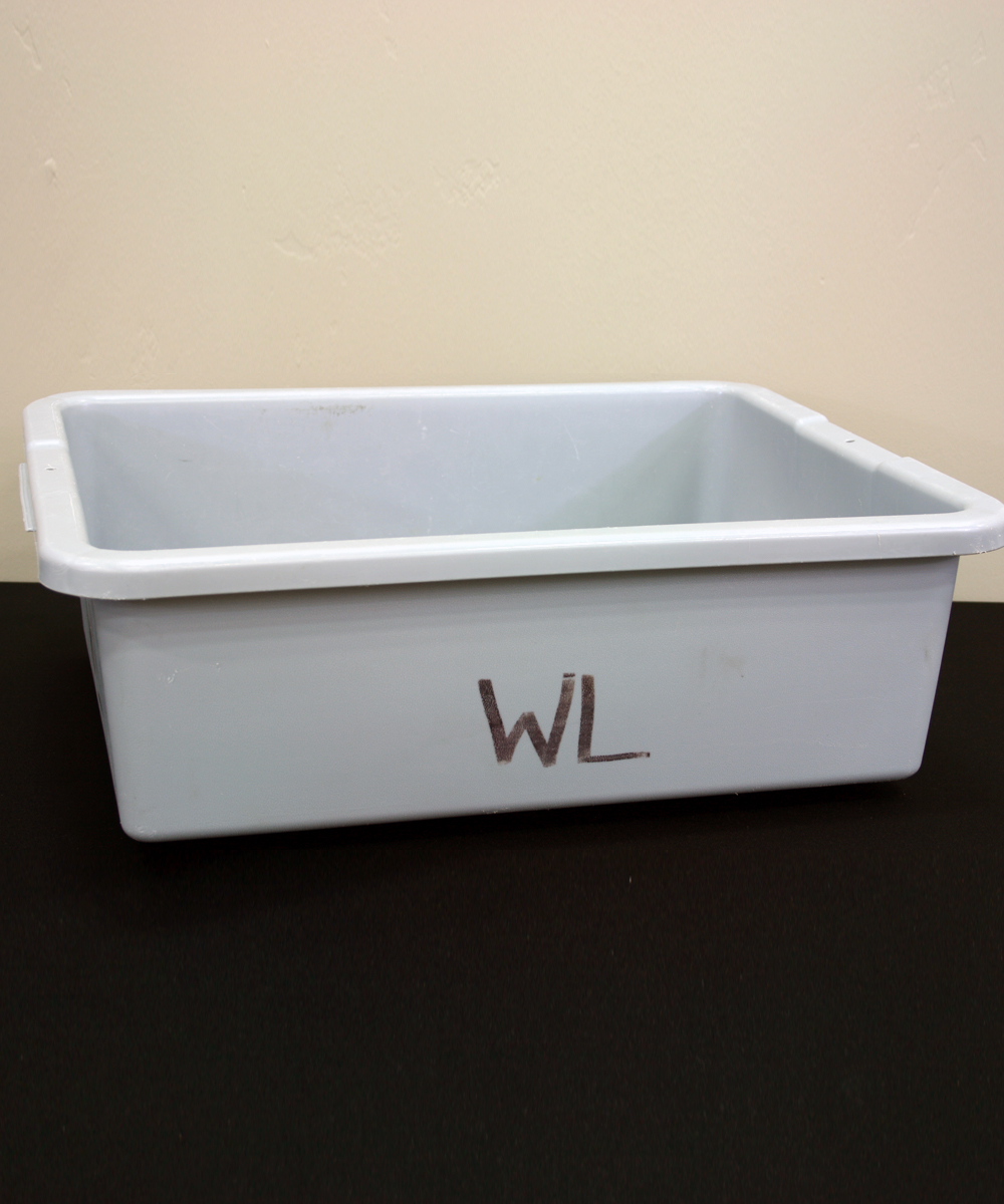Tub, Plastic Grey
